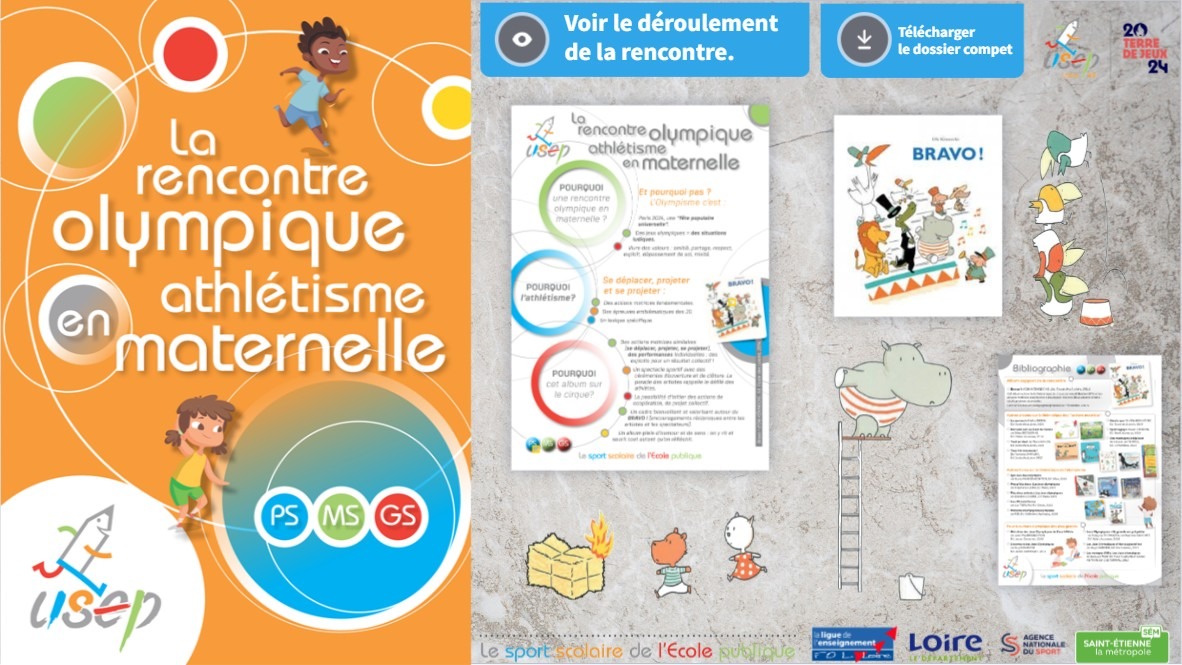 La Rencontre Olympique Athlétisme Maternelle – Comité Usep De La Loire